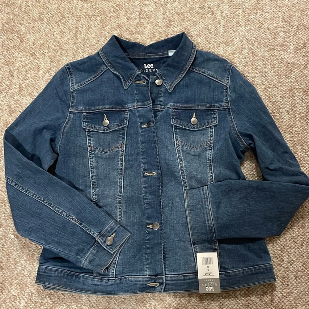 NWT Lee Riders jean jacket - ladies Large